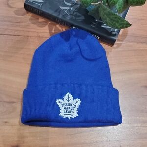 Toronto Maple Leafs Terrain Knit Solid Royal Cuff Knit Beanie Hat